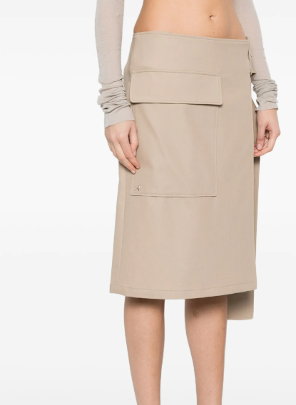 SKIRT UTILITY BUCKLE COTTON