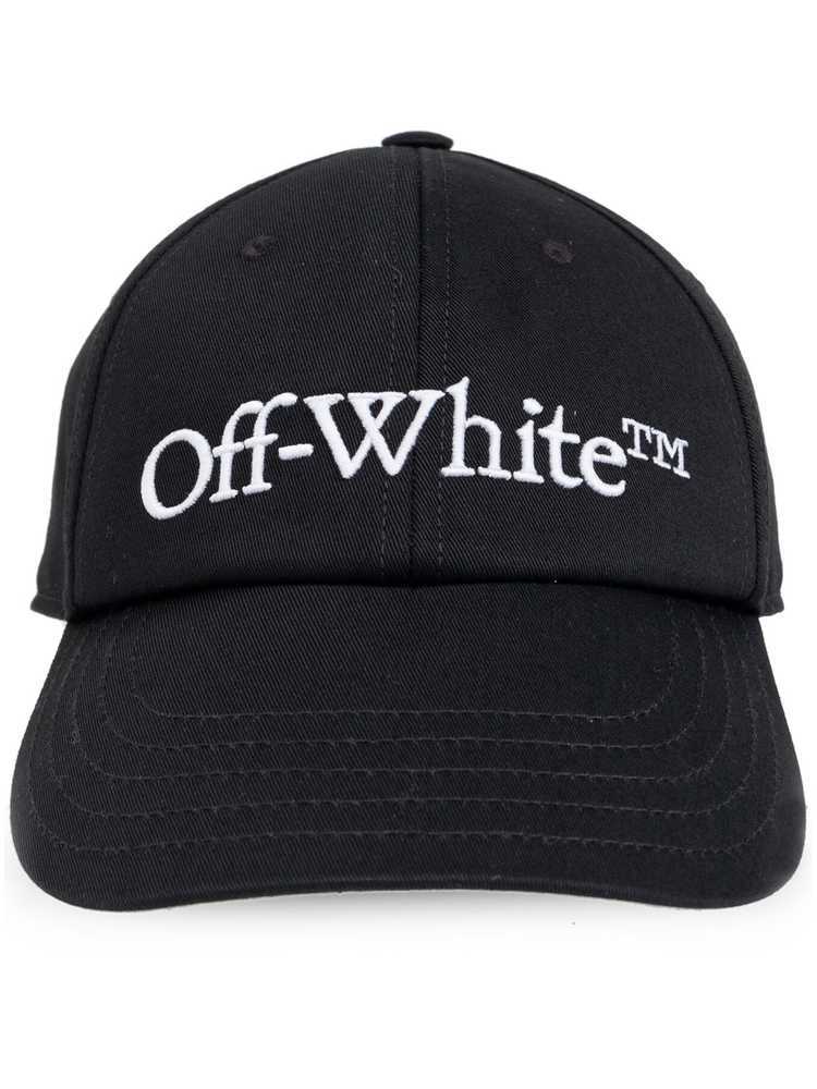 logo-embroidered cotton cap