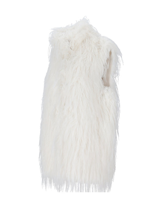 NEVA GILET SIMIL VOLPE