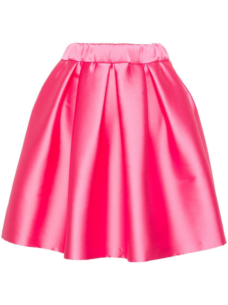 pleated full skirt