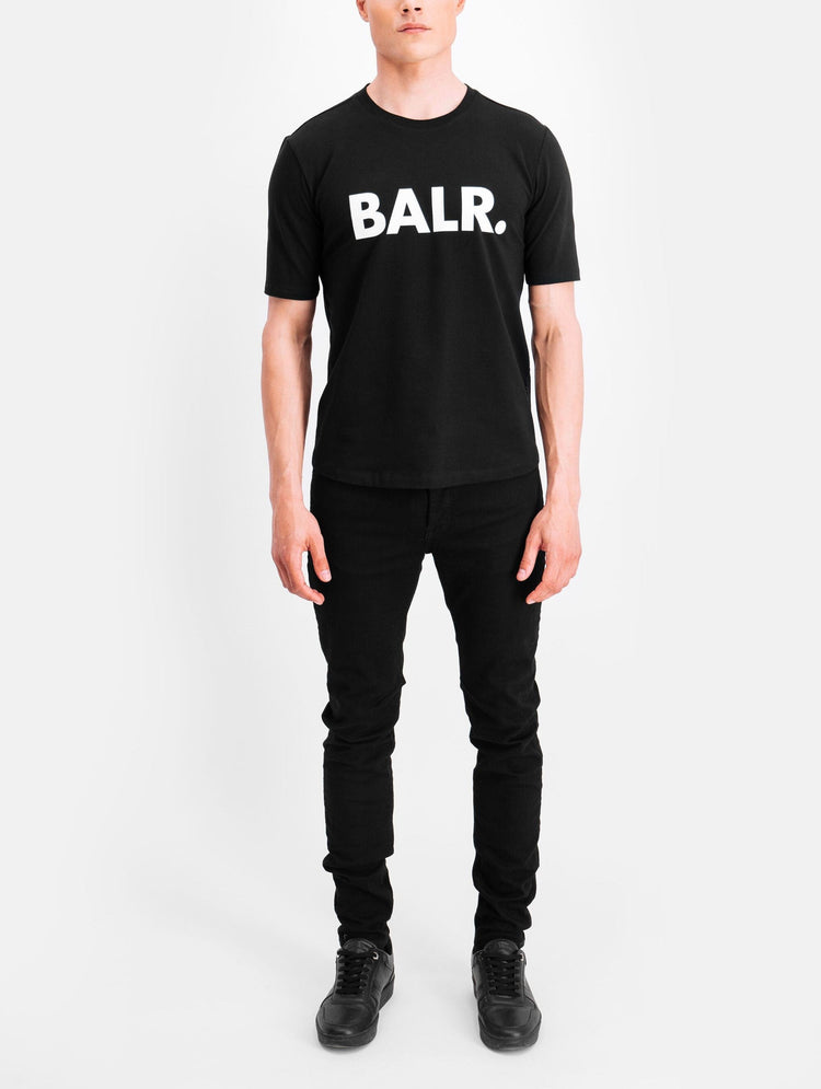 BALR.  BRAND ATHLETIC T-SHIRT MEN BLACK