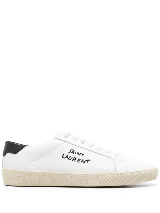 LEATHER MEN SHOES SNEAKER RUBBER SOLE
