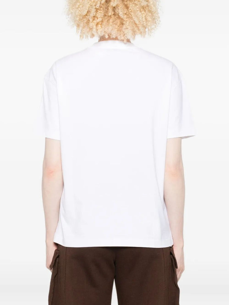 BOOKISH FLOWERS REGULAR TEE WHITE - BLAC