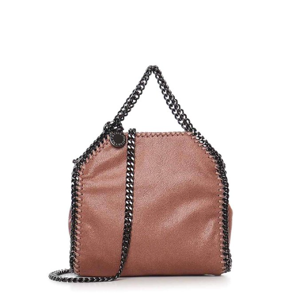 MINI TOTE ECO SHAGGY DEER W/DARK RUTHENIUM COLOR CHAIN