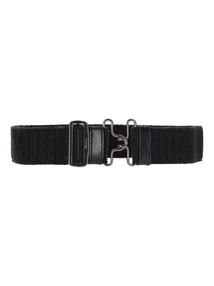 PRADA belt eleastico 4cm black