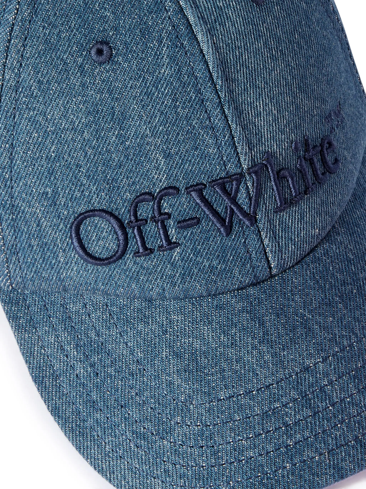 denim logo baseball cap