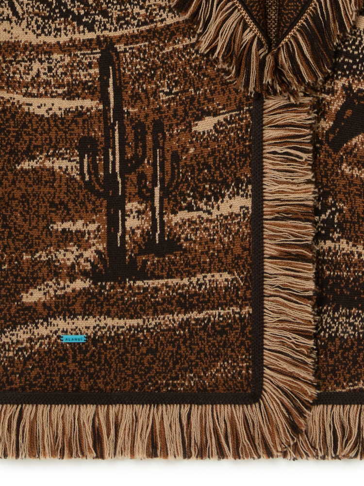 WILD WILD CARDIGAN COFFEE/MULTICOLOR