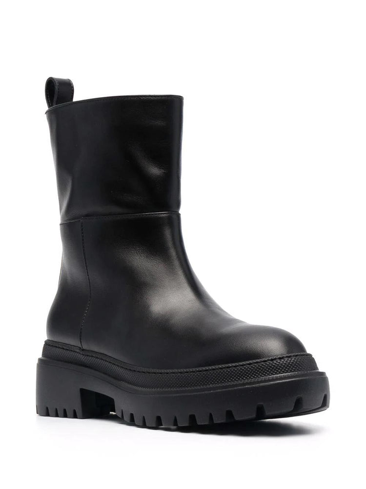 L'AUTRE CHOSE ankle-length leather boots