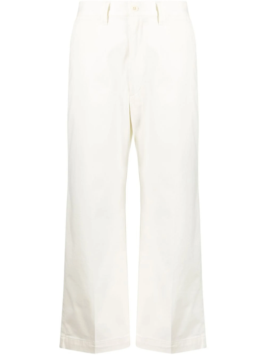 cropped flared trousers