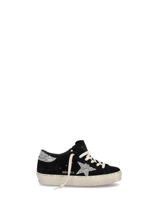 HI STAR SUEDE UPPER GLITTER STAR AND HEEL