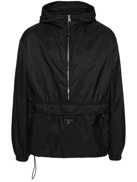 Re-Nylon hooded jacket