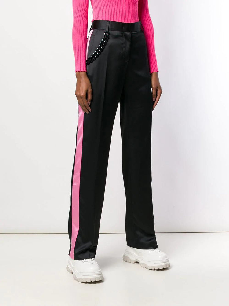 MSGM colour-block straight legs