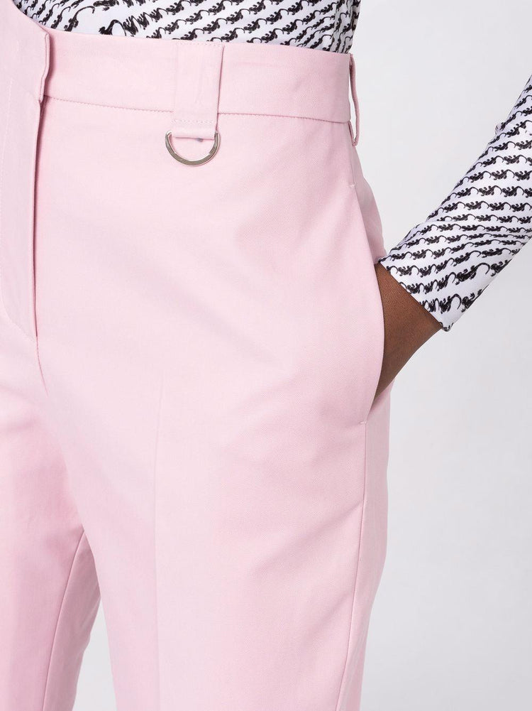 MSGM pressed-crease cotton tailored trousers