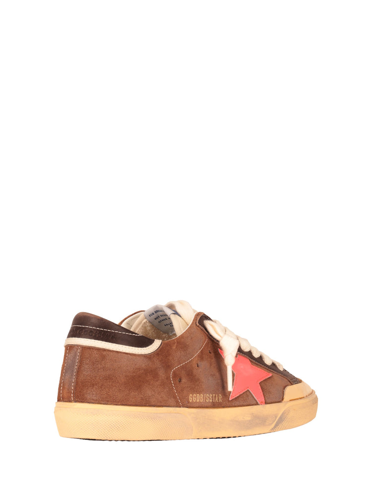 SUPER STAR  SUEDE UPPER NYLON TONGUE LEATHER STAR AND HEEL