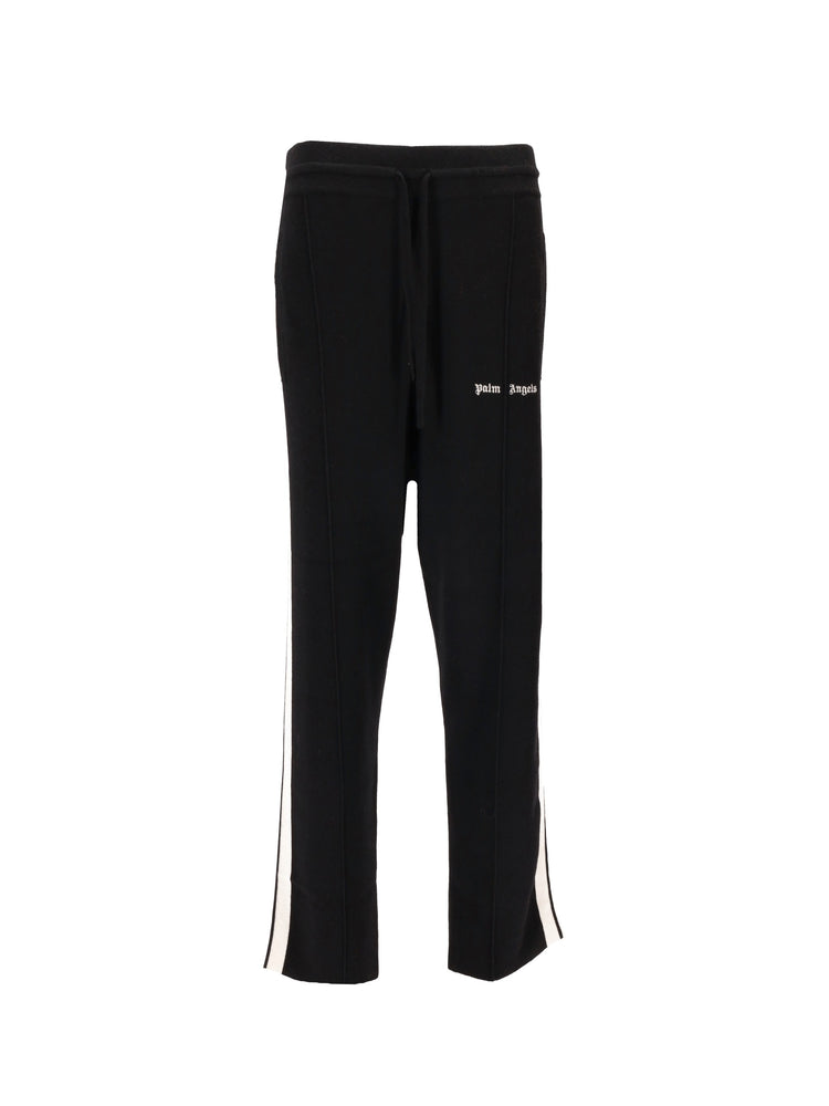 CLASSIC LOGO KNIT TRACK PANTS BLACK - OF
