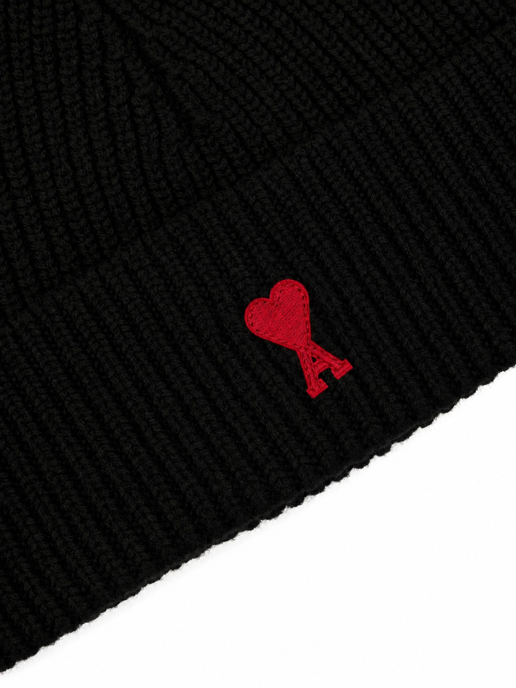BEANIE WITH RED AMI DE COEUR