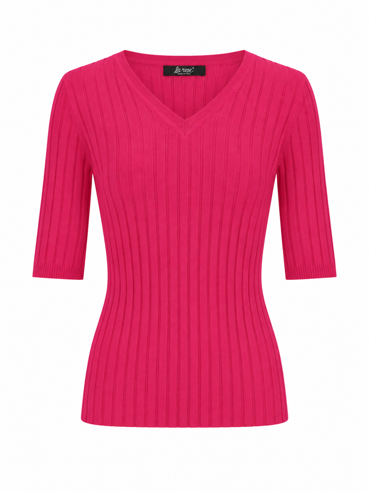 LA ROSE V neck cash/silk cream