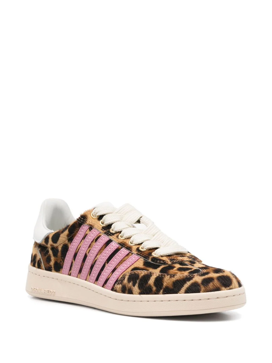 leopard-print sneakers