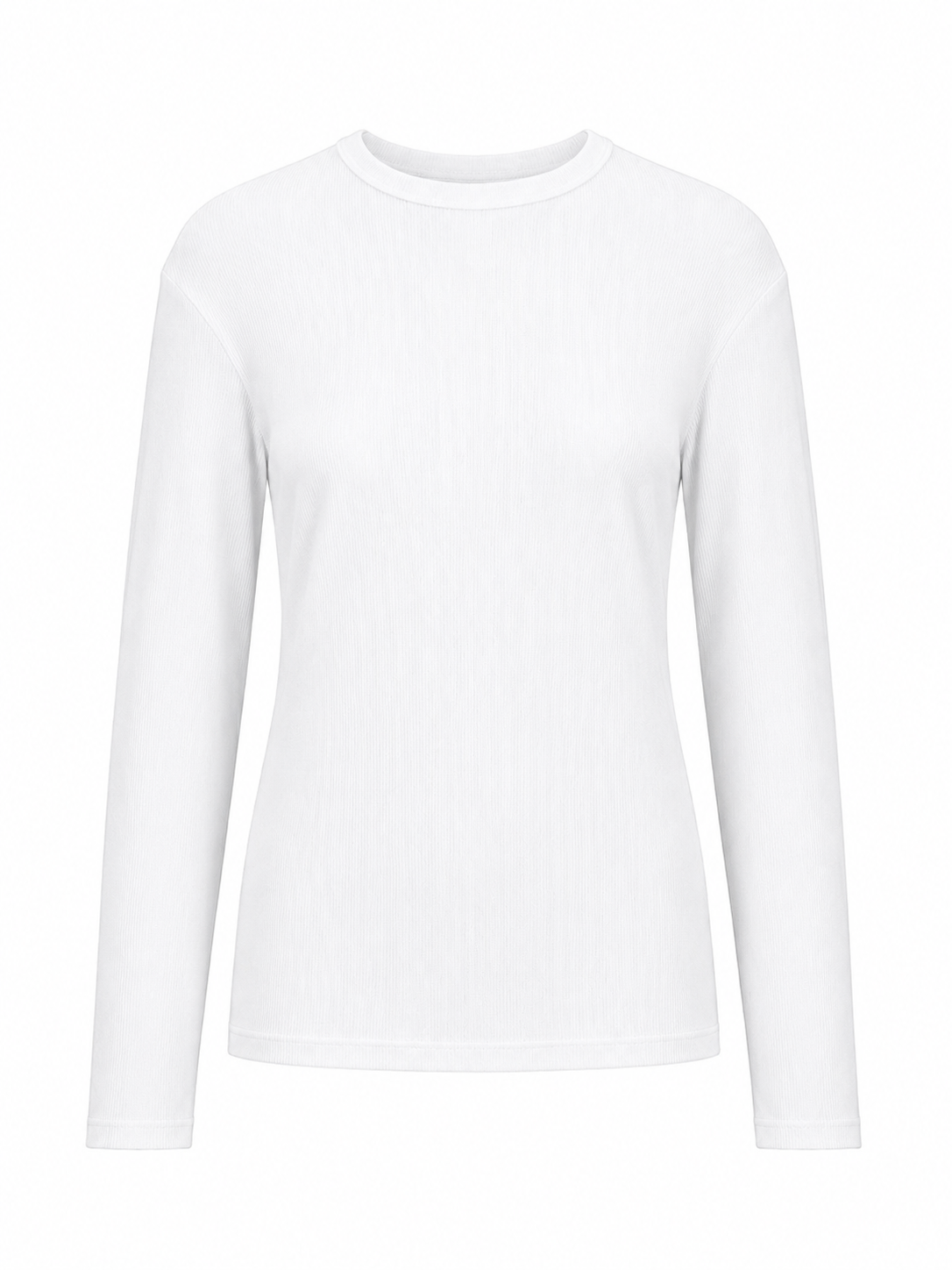 long sleeve ribbed t-shirt