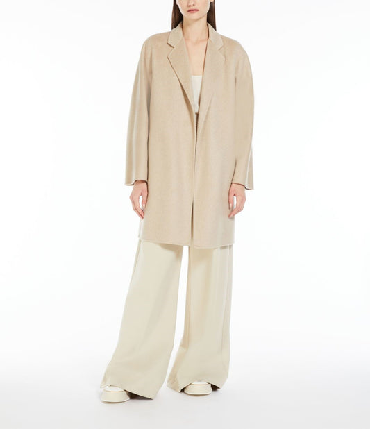 Harold short wrap coat in cashmere