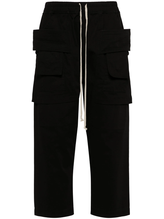 DRKSHDW Creatch cargo cropped drawstring pants