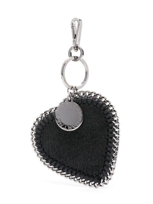 heart-charm keyring