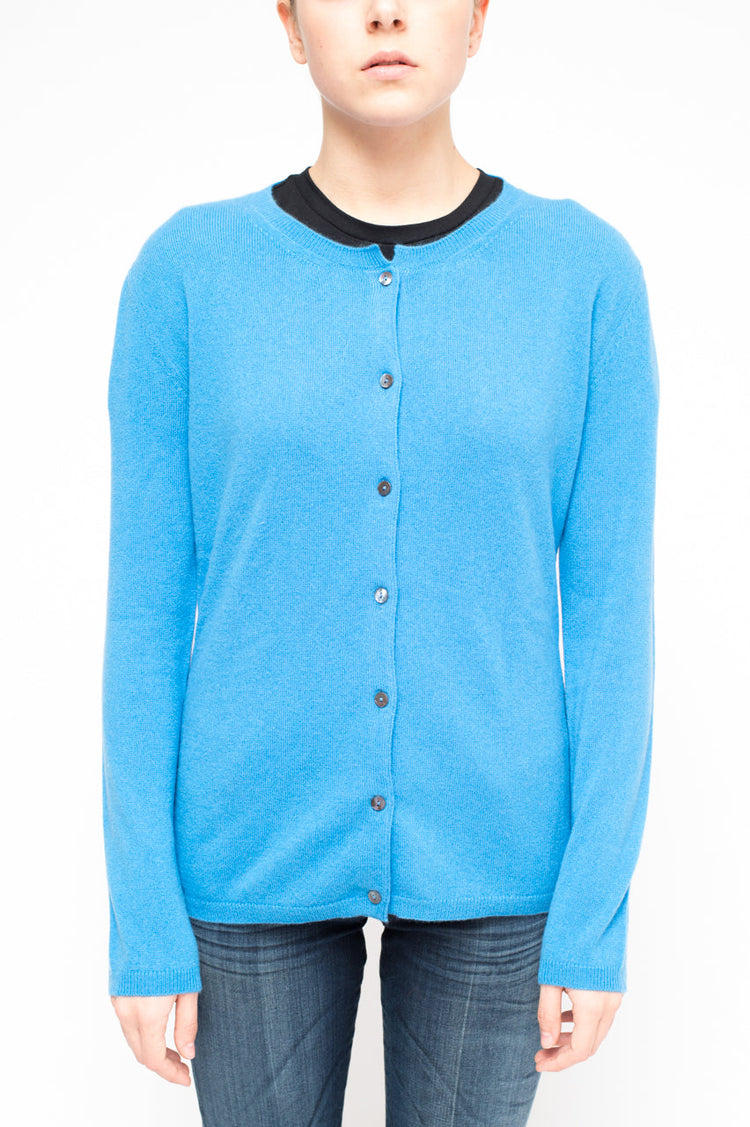 LA ROSE cardigan lightblue