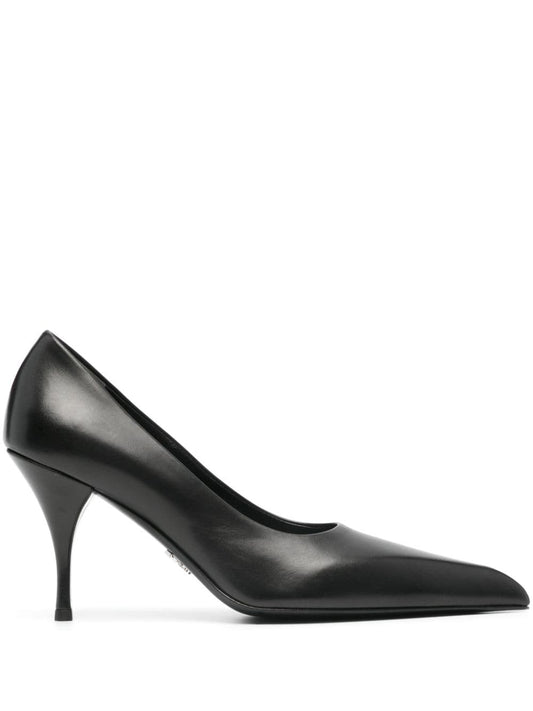 85mm leather pumps
