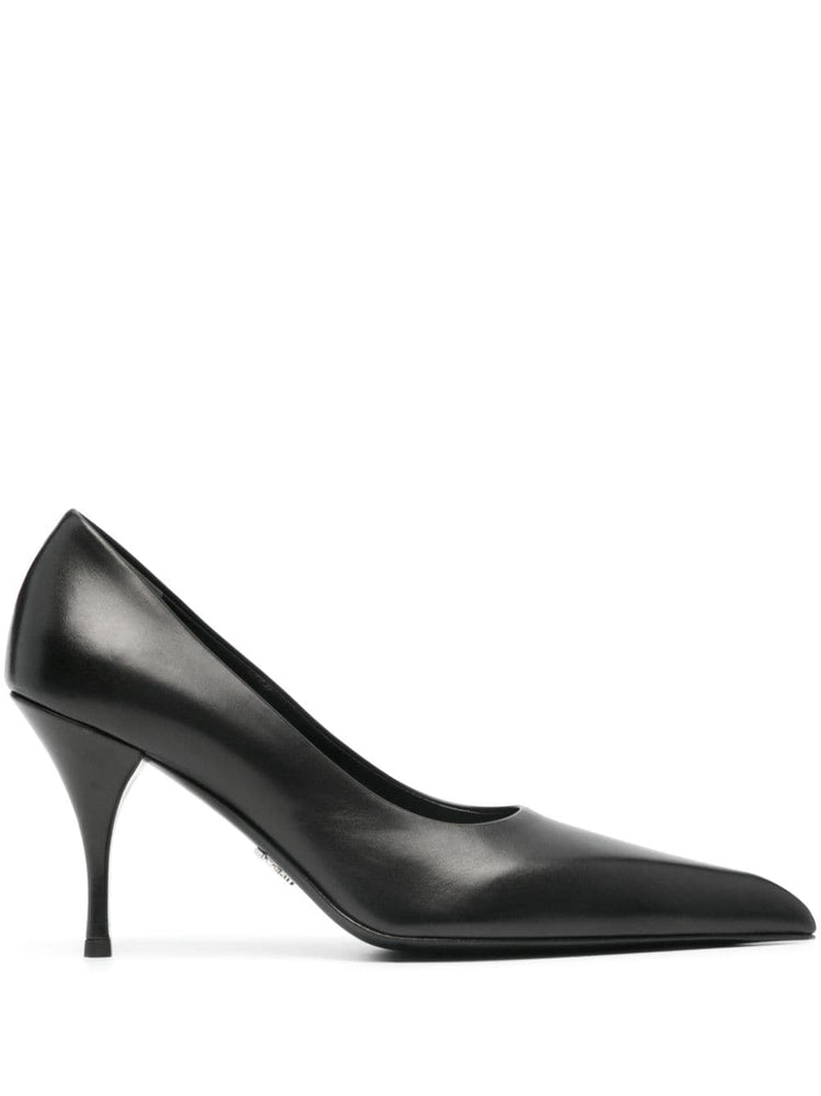 88mm leather pumps