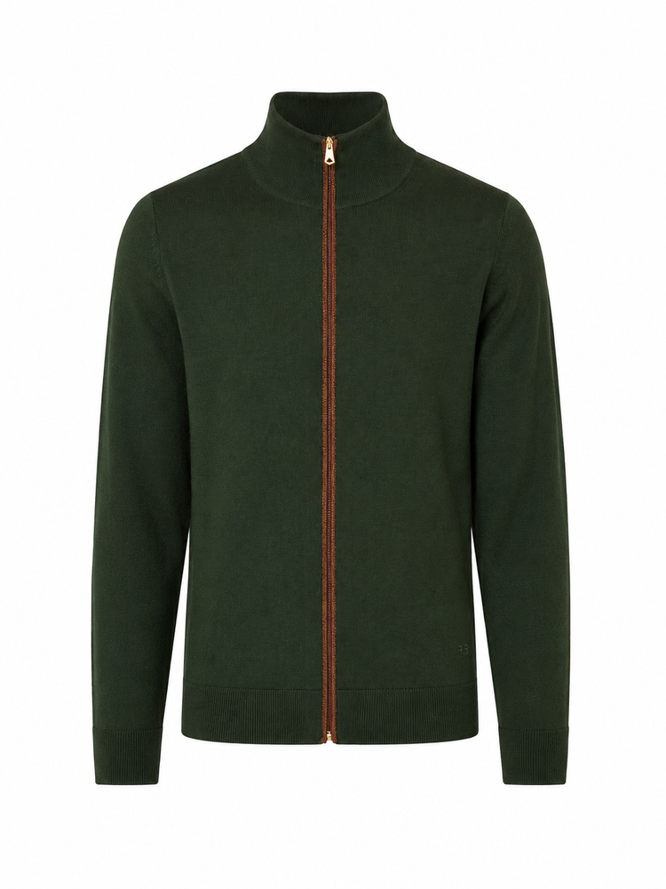 MENS CARDIGAN ZIP THRU