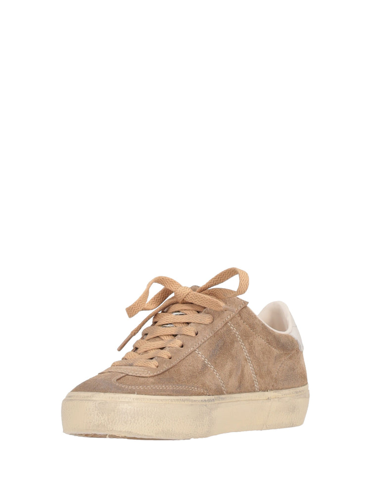 SOUL-STAR SUEDE UPPER TOE TONGUE LEATHER HEEL