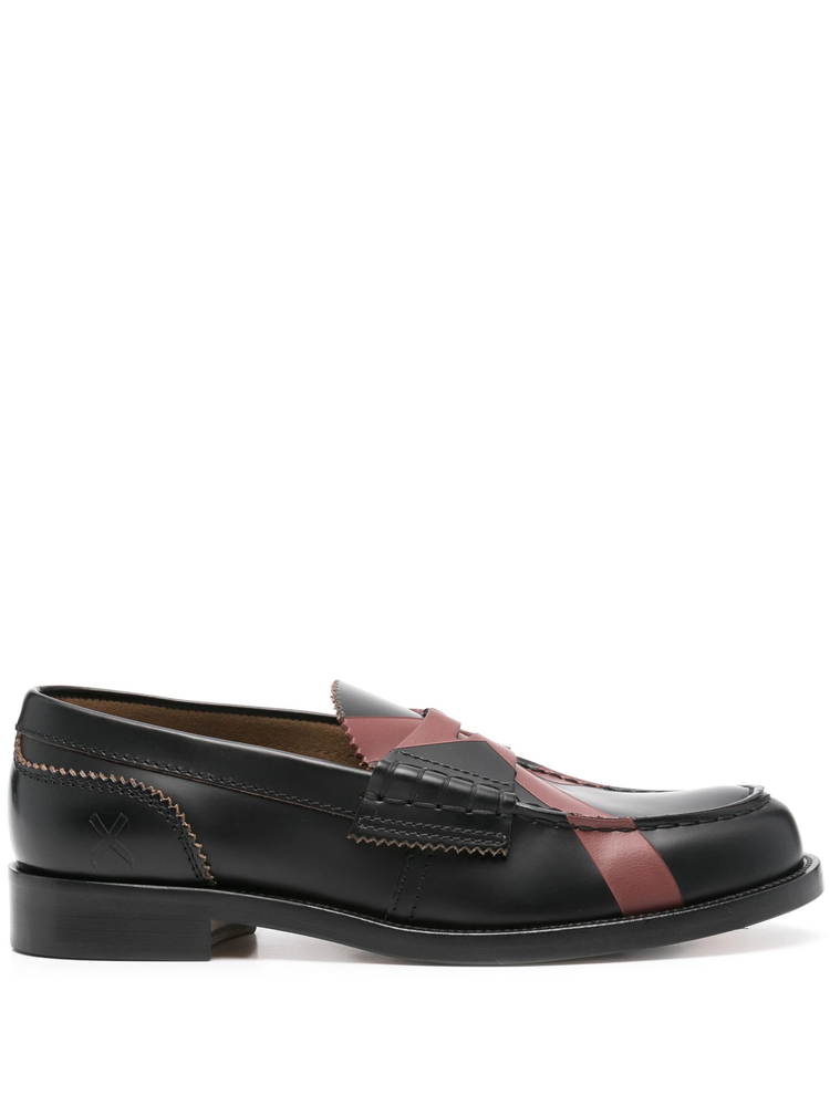 leather loafers