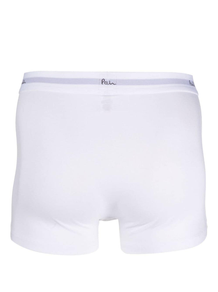 logo-print organic cotton boxers (pack of five)