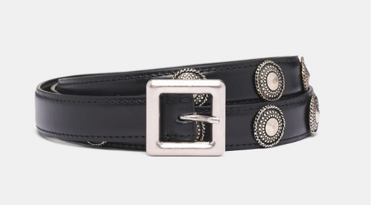 REKA STUDS 2 CM BELT OILY CALF SKIN