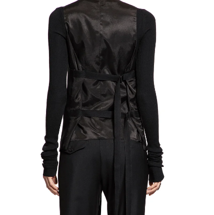 CHARLOTTE CLASSIC WAISTCOAT VISCOSE CALICO