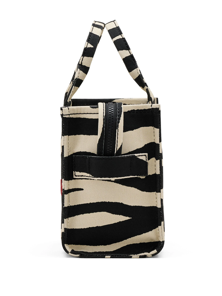 Zebra-print tote bag