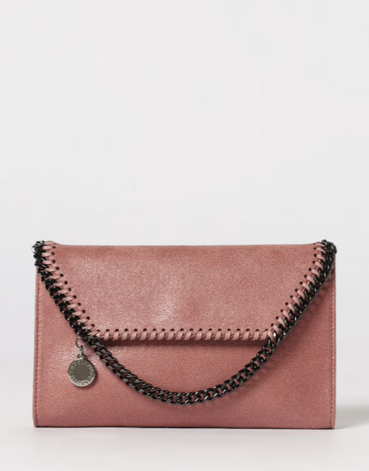MINI CROSSBODY ECO SHAGGY DEER W/DARK RUTHENIUM COLOR CHAIN