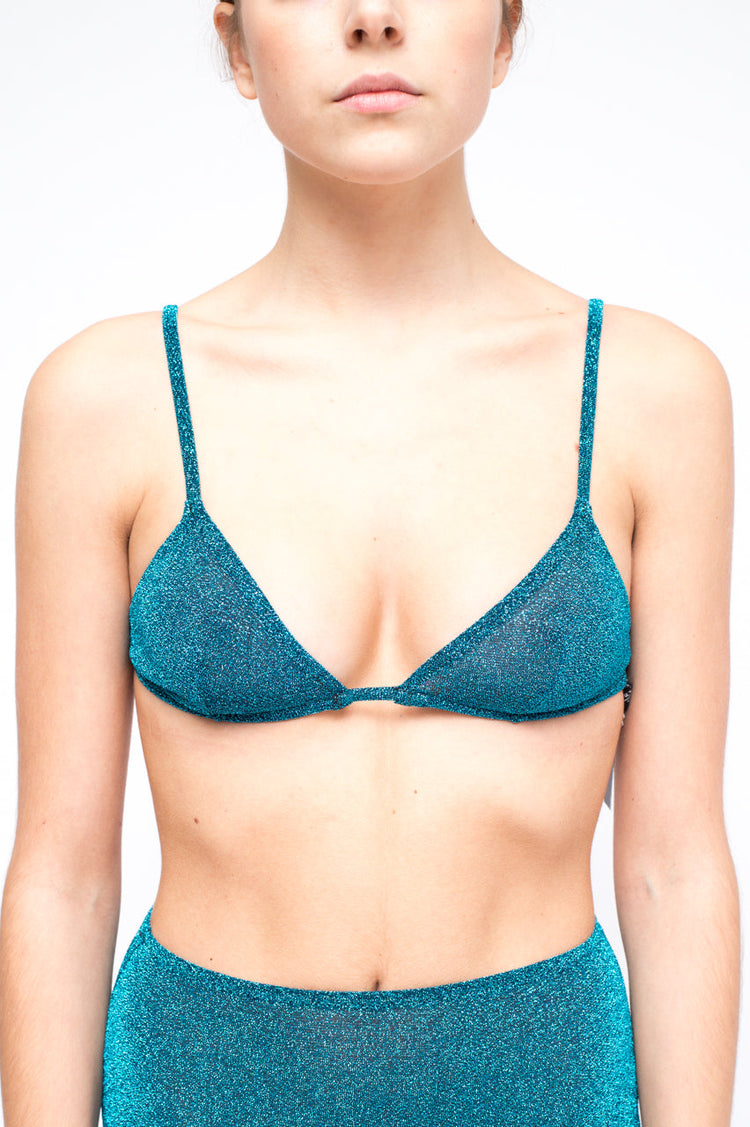 LAURA URBINATI Reggiseno triangolo nudo oro