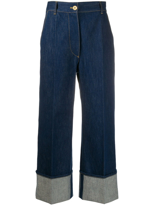Iconic cuffed jeans