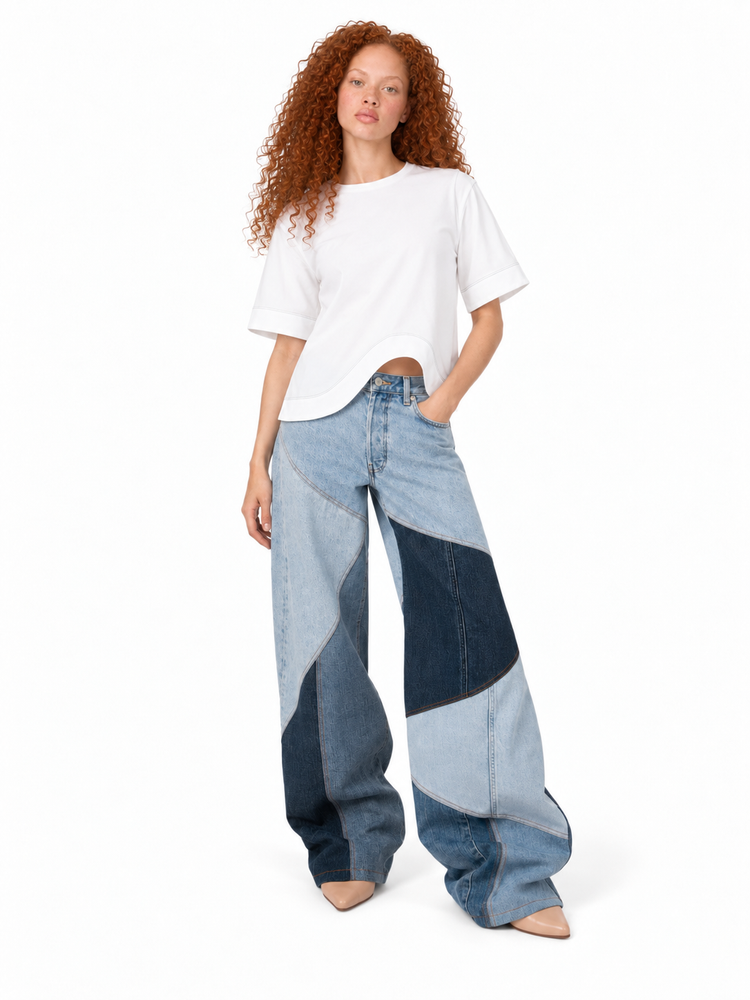 ONDA TEE -COTTON POPLIN
