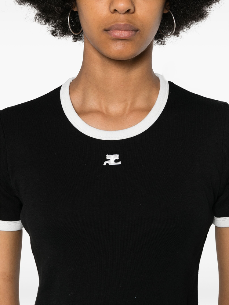 T-SHIRT SIGNATURE CONTRAST