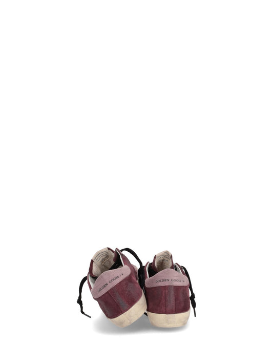 SUPER-STAR CLASSIC WITH LIST SUEDE UPPER TOE AND HEEL CRYSTAL FABRIC STAR