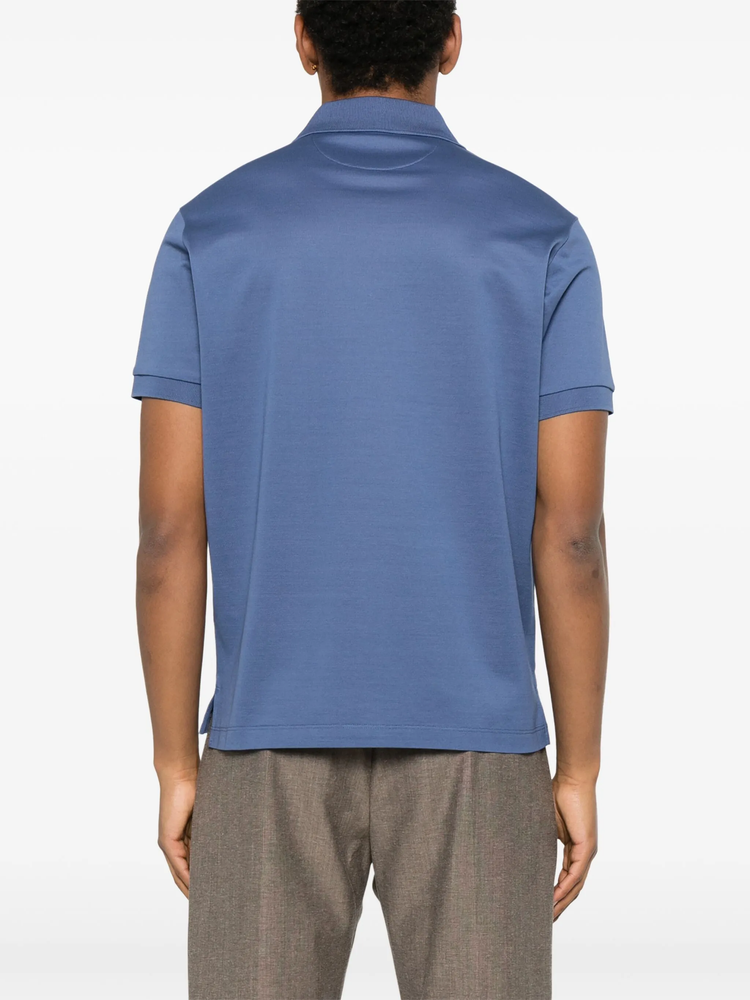 Signature Stripe-trim polo shirt