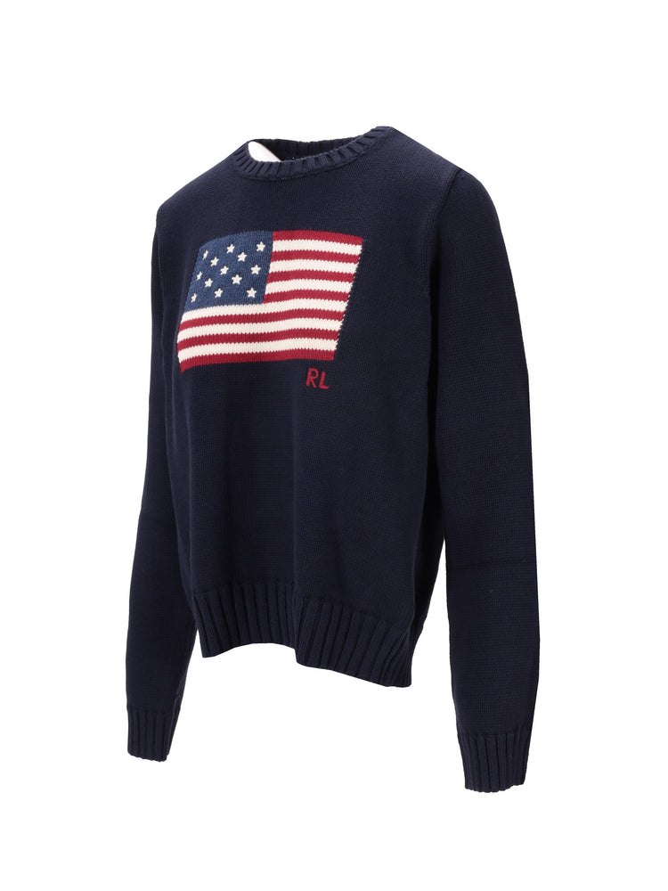 FLAG CN-LONG SLEEVE-PULLOVER