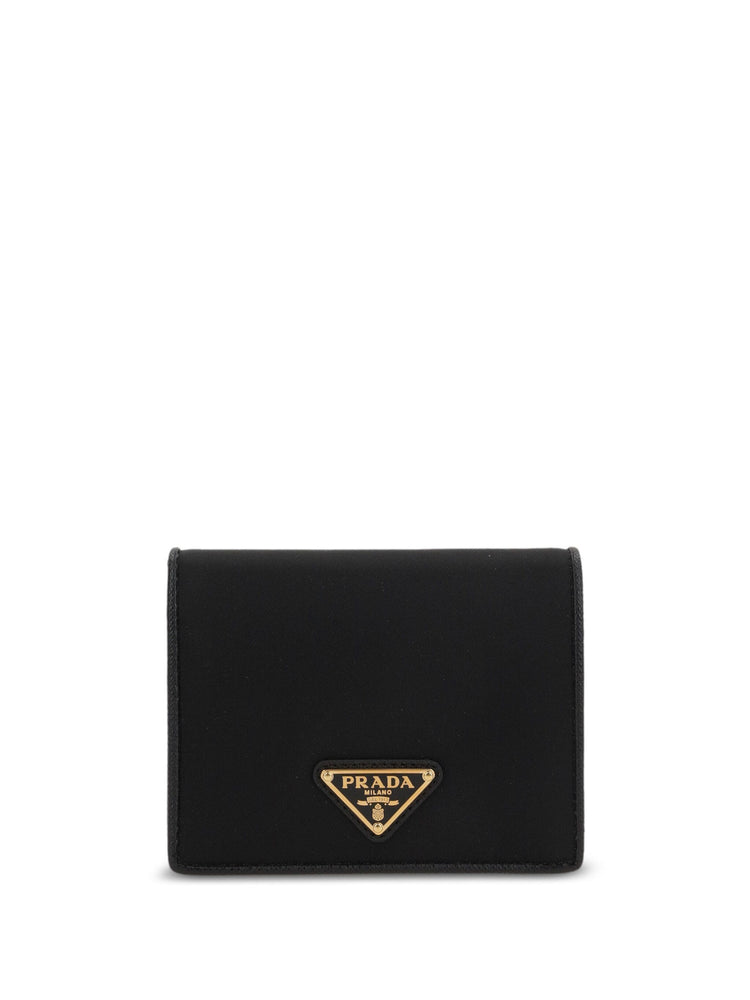 triangle logo bi-fold wallet