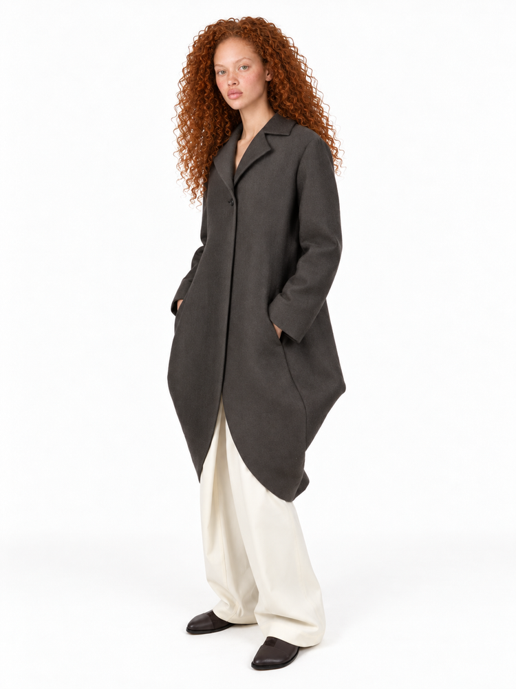 TULIPANO COAT - WOOL SILK BLEND
