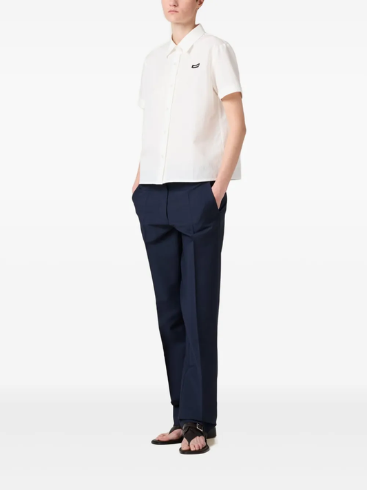 slubbed poplin shirt