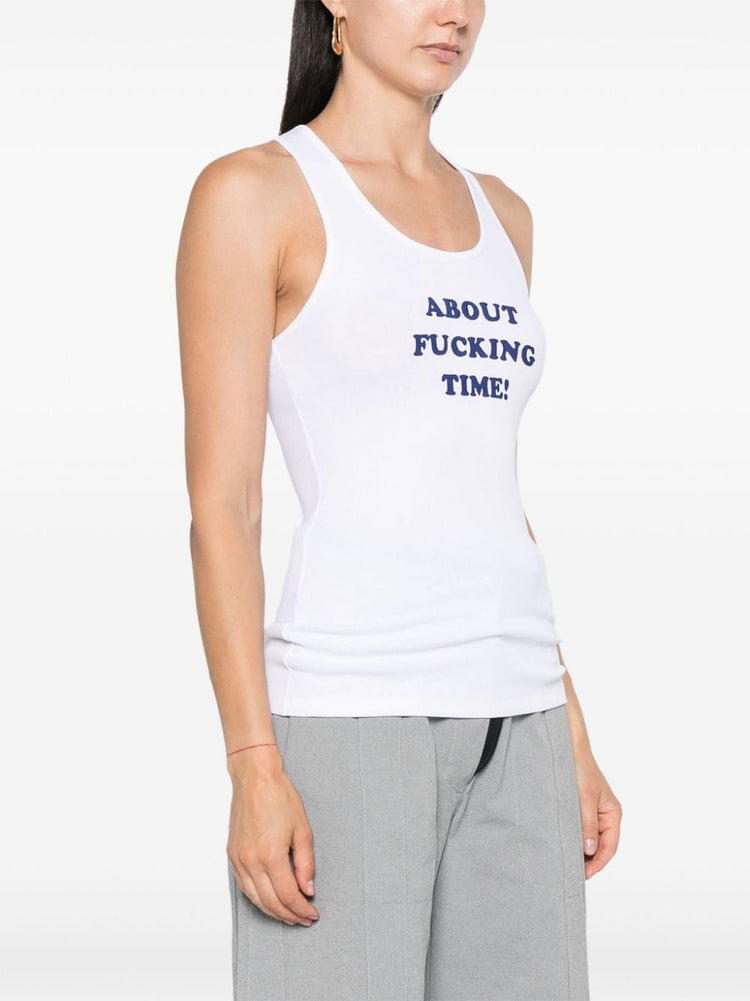 About F* Time tank top