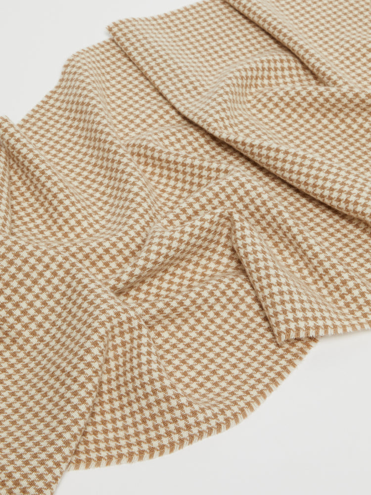 Stola houndstooth cashmere stole