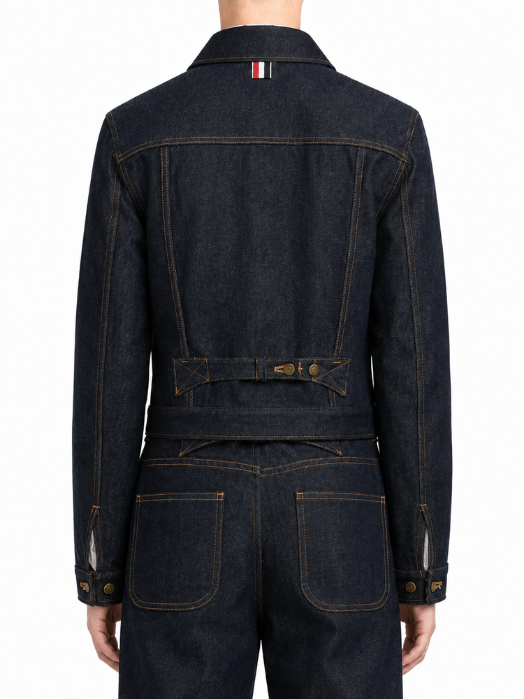 SHRUNKEN FIT DENIM JACKET IN JAPANESE SELVEDGE DENIM